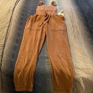 Wallflower Sweatpants Overalls super cute and soft. Juniors small, new with tags